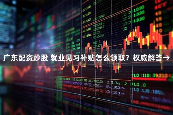 广东配资炒股 就业见习补贴怎么领取？权威解答→